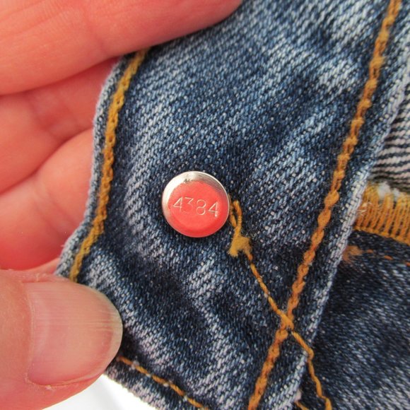 Levi's 501 Blue Jeans 36x30 - Picture 5 of 16